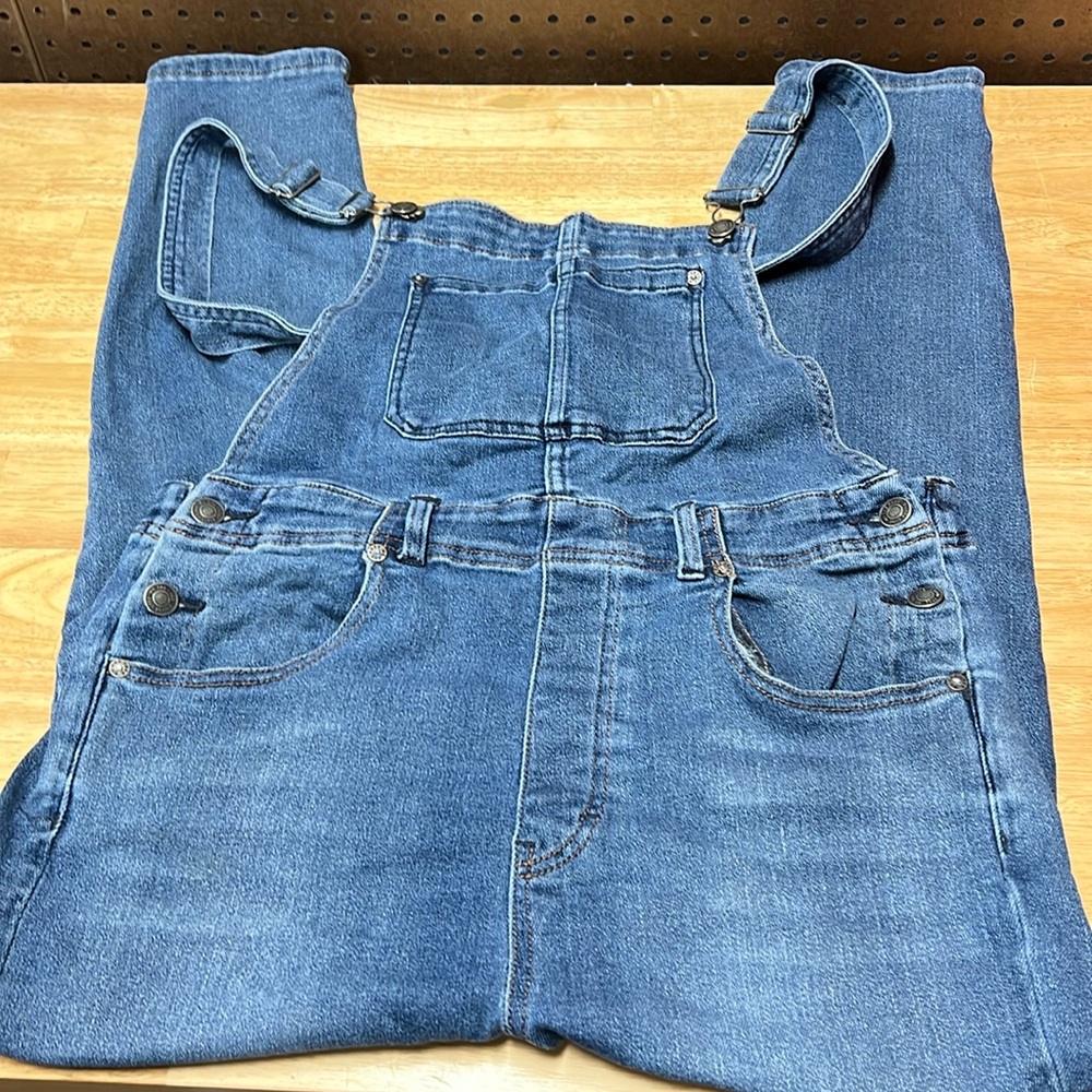 Free People Skinny jeans overalls
